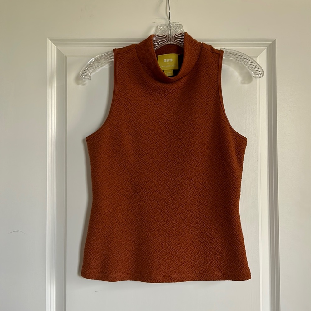 Maeve by Anthropologie sleeveless mock tneck sz xs. Like new cond., smk free.